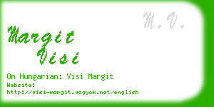 margit visi business card